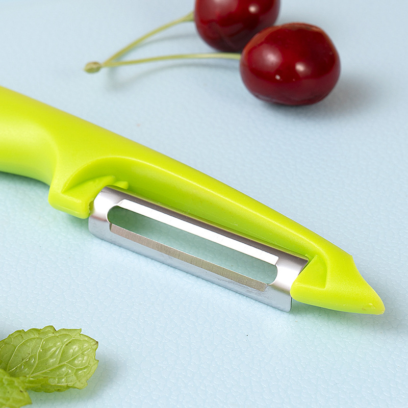 Stainless Steel 2-In-1 Paring Knife Peeler Peeler Home Kitchen Fruit And Vegetable Planer Multi-Color Option Application Scenario