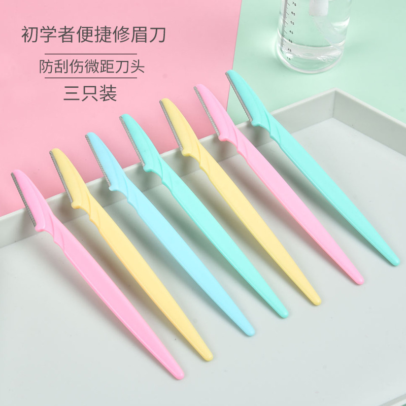 Japan And South Korea Hot Beauty Tools Stainless Steel Sharp Eyebrow Razor Razor Razor Razor Eyebrow Razor Makeup Eyebrow Razor Wholesale full figure