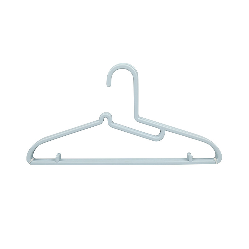 Processing custom Japanese plastic collar hanger non-slip non-trace household clothes shelf clothes support 4 sets Item Picture