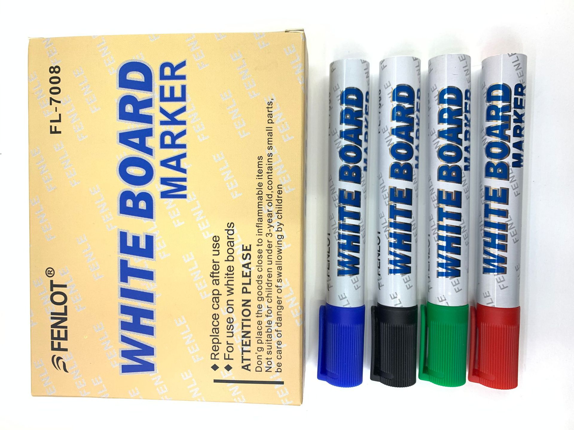 Fenle Fl-7008 Whiteboard Pen Wholesale Drift Pen Can Erase Water-Based Graffiti Painting Pen Easy To Erase Office Teaching Pen Round Head Oblique Head Application Scenario
