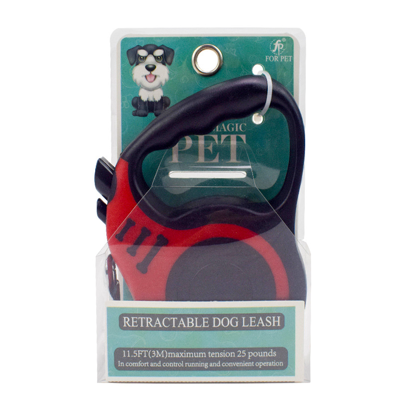A variety of colors of extendable nylon automatic leash for dogs are available. It's a must-have for walking dogs and can be sent in one piece. The leash is adjustable Application Scenario