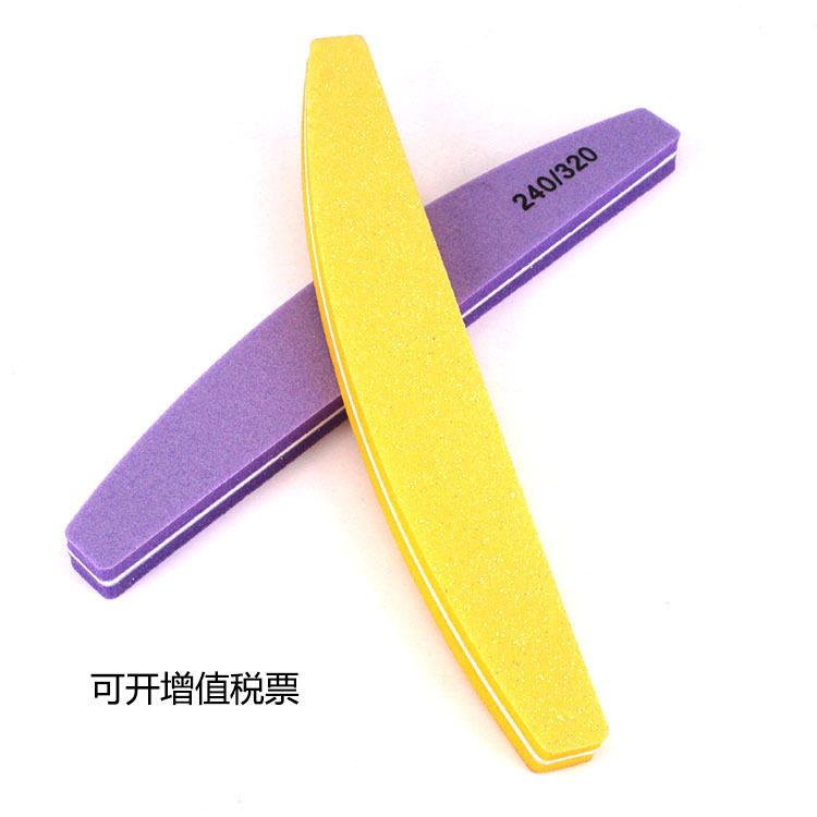Factory direct sales of nail polish washers, sponge files, washable coarse sand strips, nail files, sandpaper files, shanilak Specification image