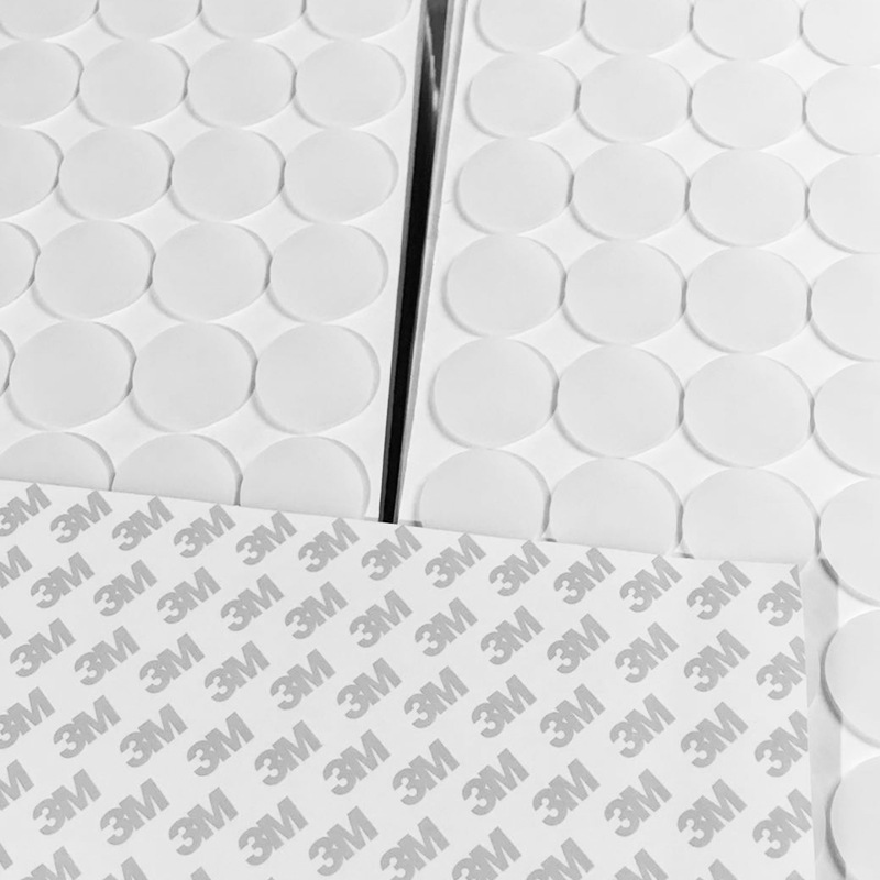 Round silicone rubber pads for mobile phone stands, anti-slip silicone rubber foot pads, furniture foot pads, grid silicone rubber gaskets details Picture