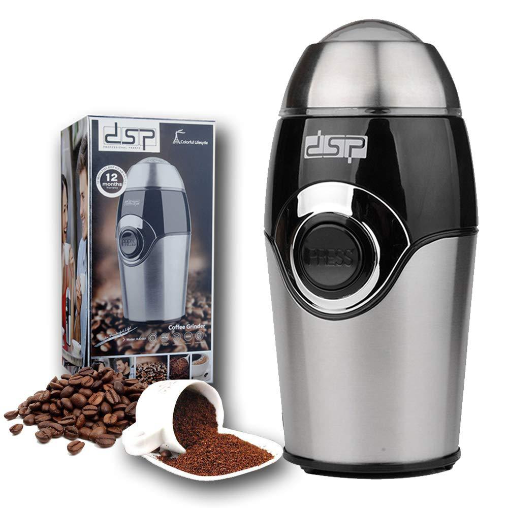 DSP 咖啡研磨机不锈钢刀头电动磨豆机全自动磨粉机家用小型详情图2