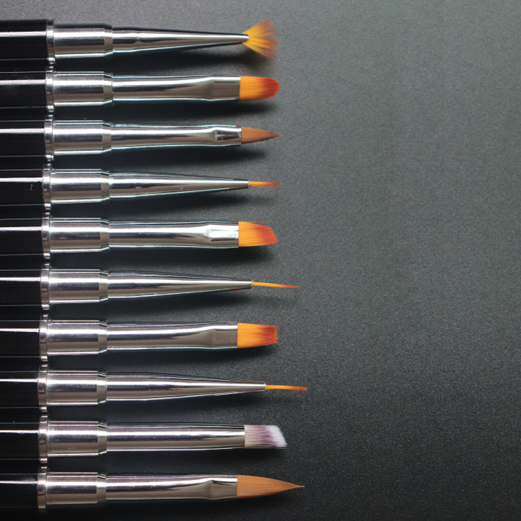 Nail art brush set, nail painting pen, painting string, phototherapy string, crystal engraving, drill pipe set, shanilak details Picture
