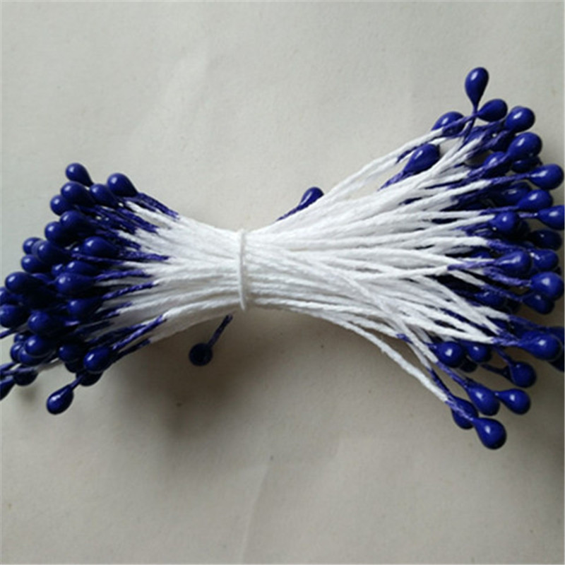 Wholesale silk screen flower material simulation flower core accessories hair bow core 0.3 pearlescent gypsum core Specification drawing