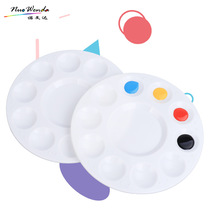 Circular palette Plastic palette multi-functional palette acrylic gouache pigment palette manufacturer direct sales