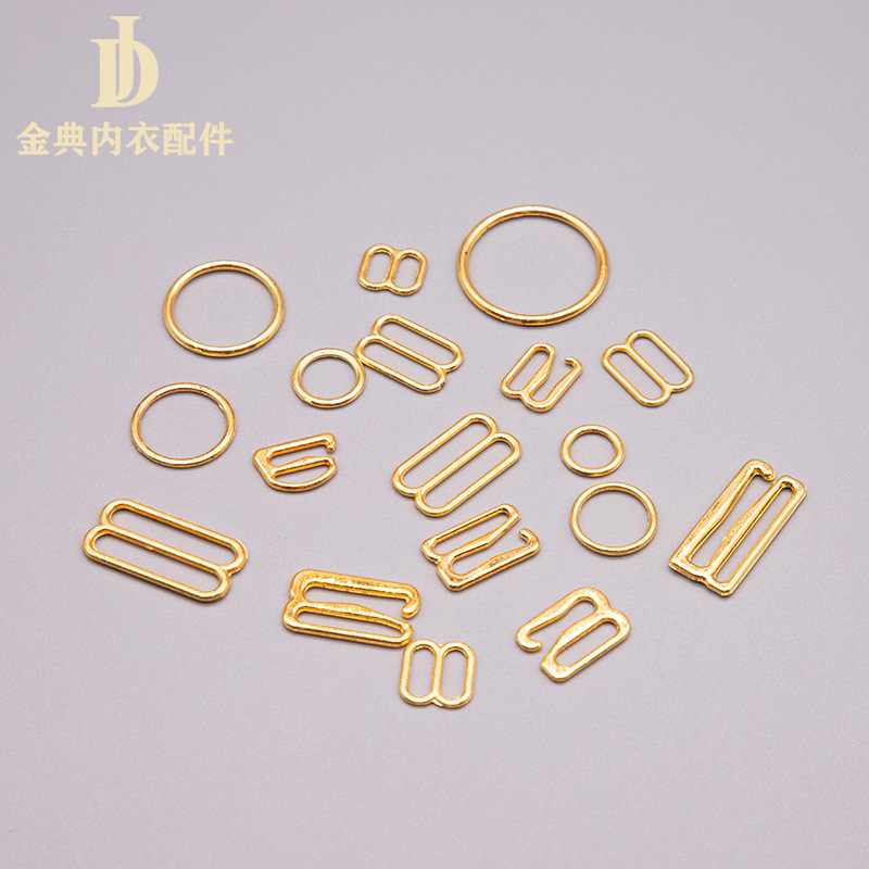 Metal underwear adjustable alloy buckle bra shoulder strap button underwear 089 word buckle alloy underwear accessories and auxiliary materials Application Scenario