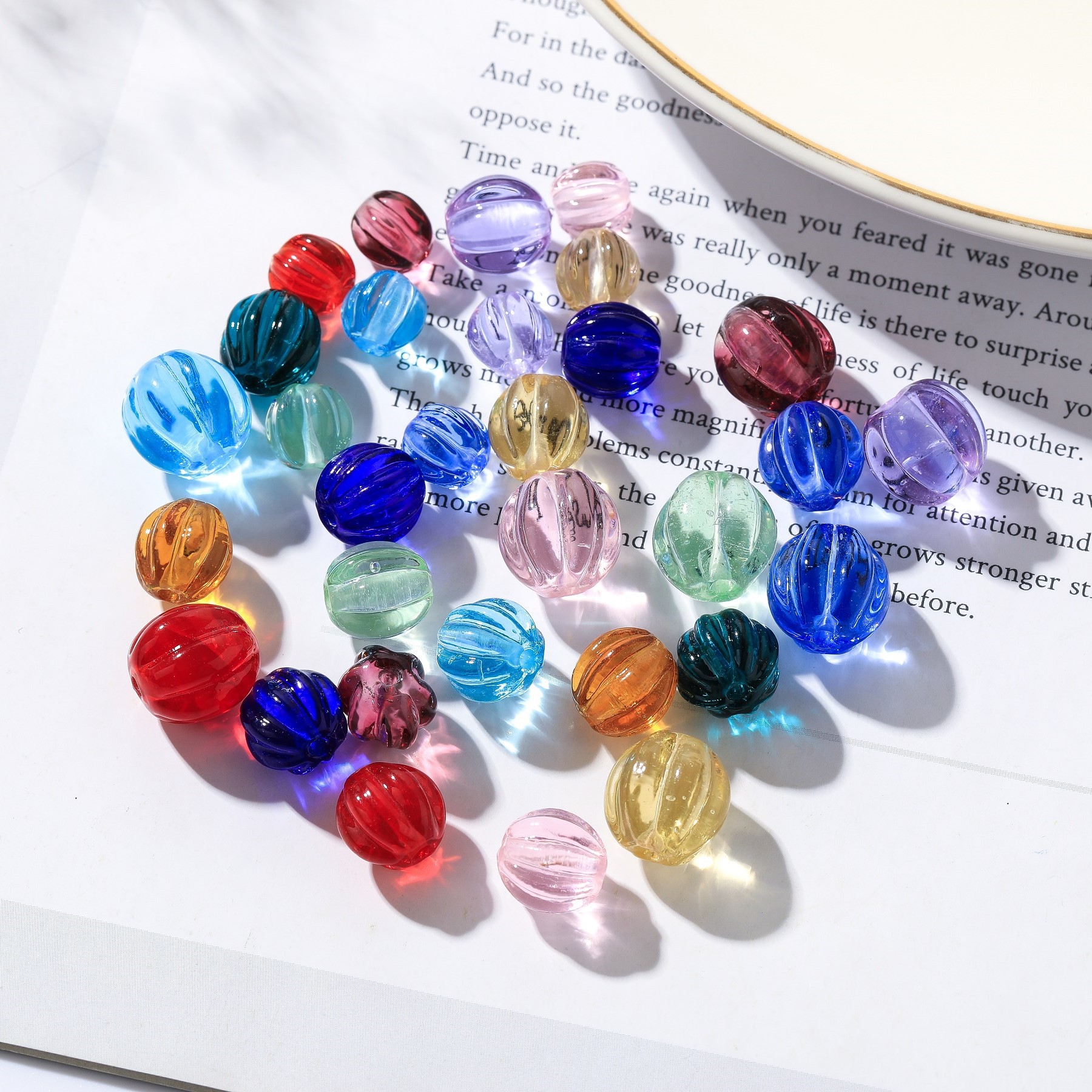 Hanyu Yuan Handmade Glass Pumpkin Beads, various glass pumpkin beads, versatile glass pumpkin bead manufacturers summary Application Scenario