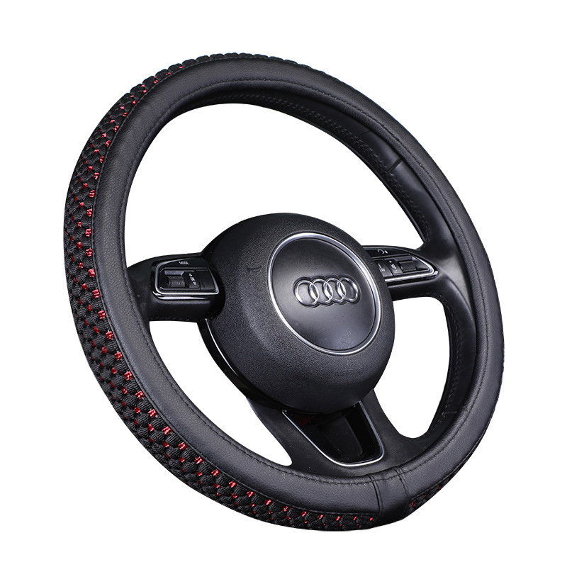 方向盘套麻/方向盘淘/方向盘套女冬季时尚/鞋配件/汽车脚垫白底实物图