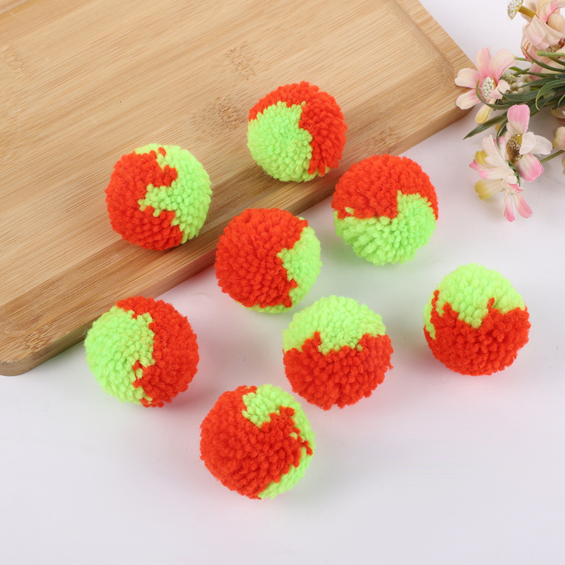 厂家供应开司米毛线球毛绒球服装辅料围巾饰品帽子毛球手工家纺