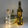 New solar bottle stopper light string with 10 or 20 lights, waterproof Christmas led copper wire light, wine bottle stopper decorative light string Specification image