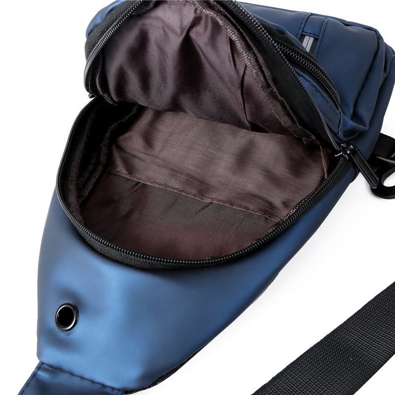 Cross-border new multi-functional sports and casual Chest package, men's single-shoulder bag, crossbody bag, waterproof Chest Package Application Scenario