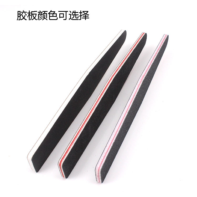 The manufacturer produces and sells black sand diamond-shaped nail polish strips with double-sided polishing, EVA sandpaper files and shanilak Application Scenario