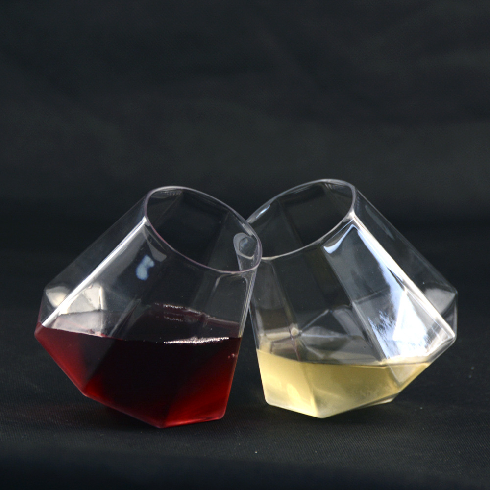 不倒翁塑料酒杯八爪鱼形状塑料威士忌杯360毫升tritan酒杯不含BPA