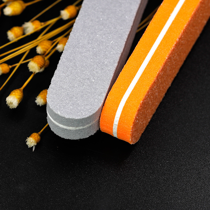 shanilak Double-sided frosted high-elastic cotton nail care tools and supplies, nail files, sponge washers, nail trimming files, horseshoe box set Specification image