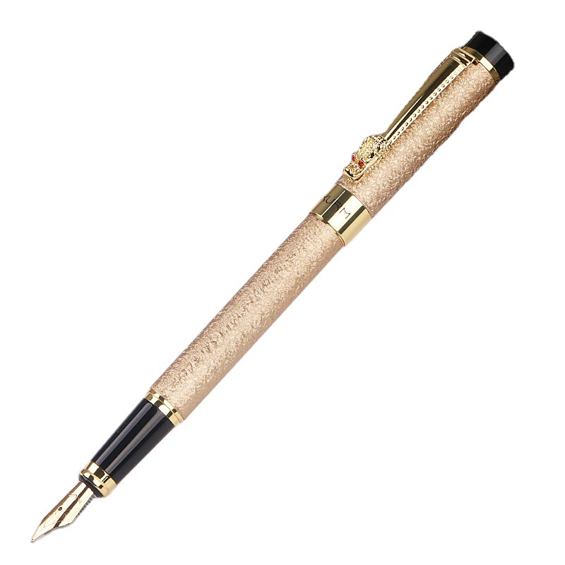 Children's Day gift: Three-dimensional tactile pen set, creative three-color crepe lacquer gift box set with ink cartridge Item Picture