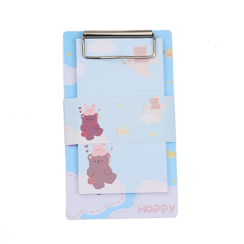 Wholesale of new sticky notes, cute cartoon tear-off board holders, note-taking stickers, and colorful sticky note board holders Item Picture