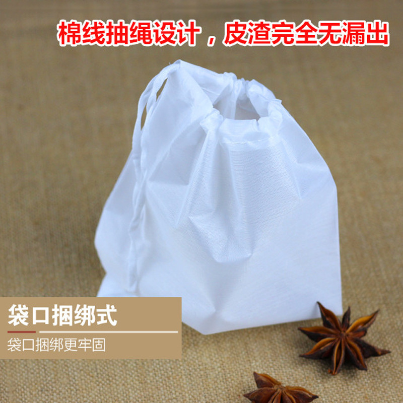 Pot Fish Bag Pot Soup Bag Herbal Tea Filter Bag Sieve Gauze Bag Halogen 8X10x1210x1513x1614x18 details Picture