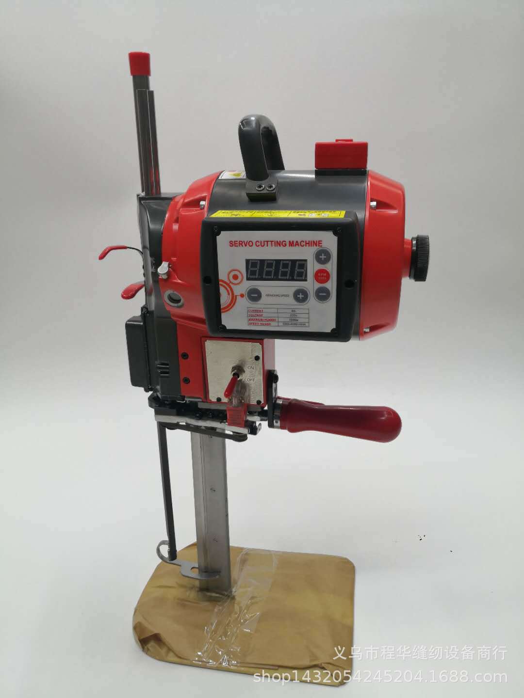 Free shipping cutting machine, 1168W high-power fabric and leather automatic grinding and cutting scissors, servo 1600W thick material electric shears Application Scenario