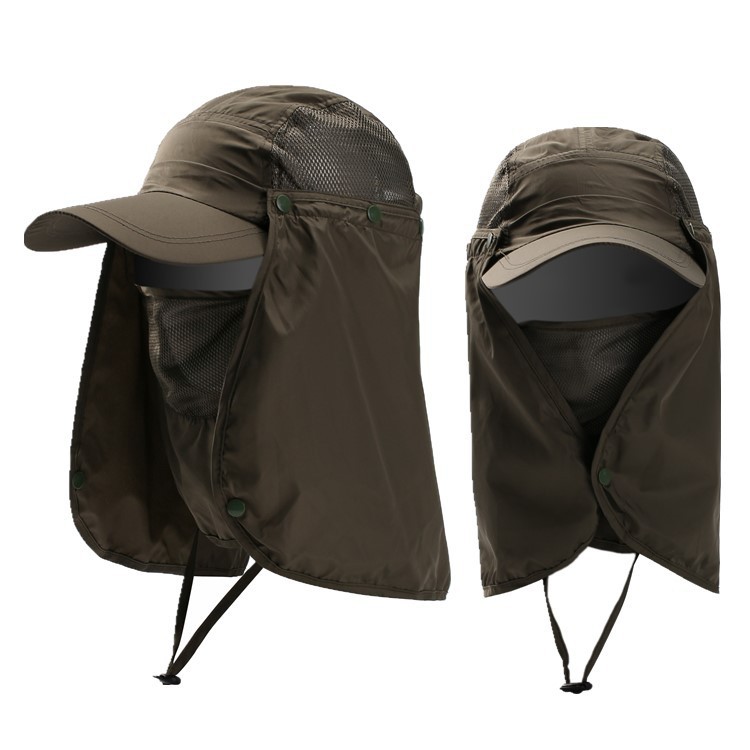 Factory wholesale of 2022 hats, outdoor sunshades, baseball caps, fishing caps, baseball caps, quick-drying neck guards, and windbreakers Specification image
