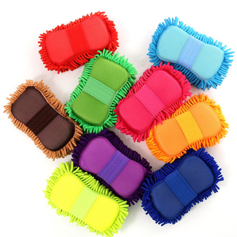 Factory wholesale car wash sponge blocks, car cleaning gloves, car wash tools, car cleaning cloths, car wash sponges Specification image
