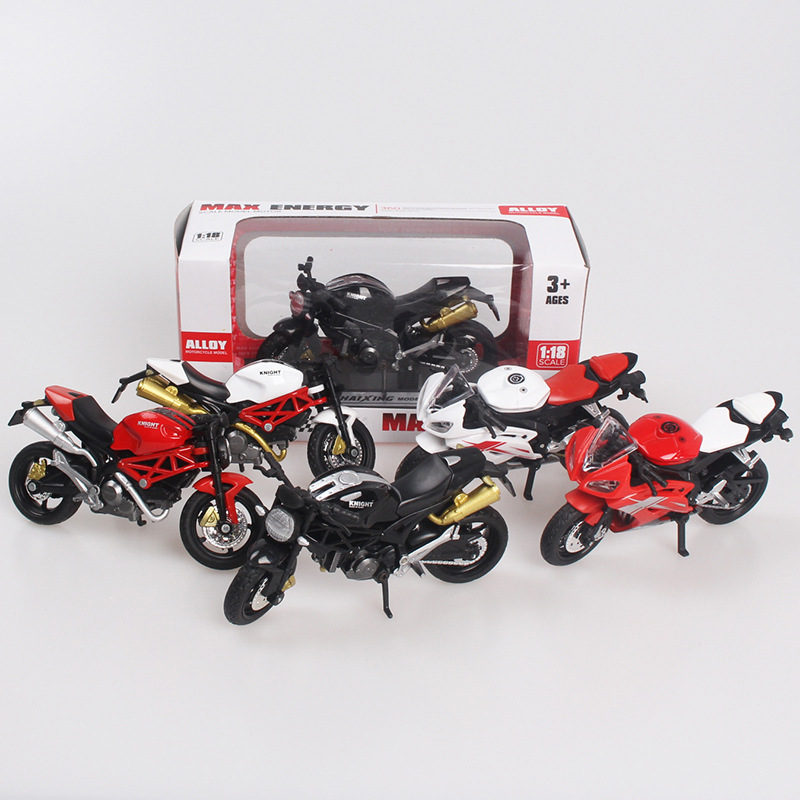 合金摩托车模型摆件机车玩具蛋糕烘焙装饰摆件滑行摩托车详情图5