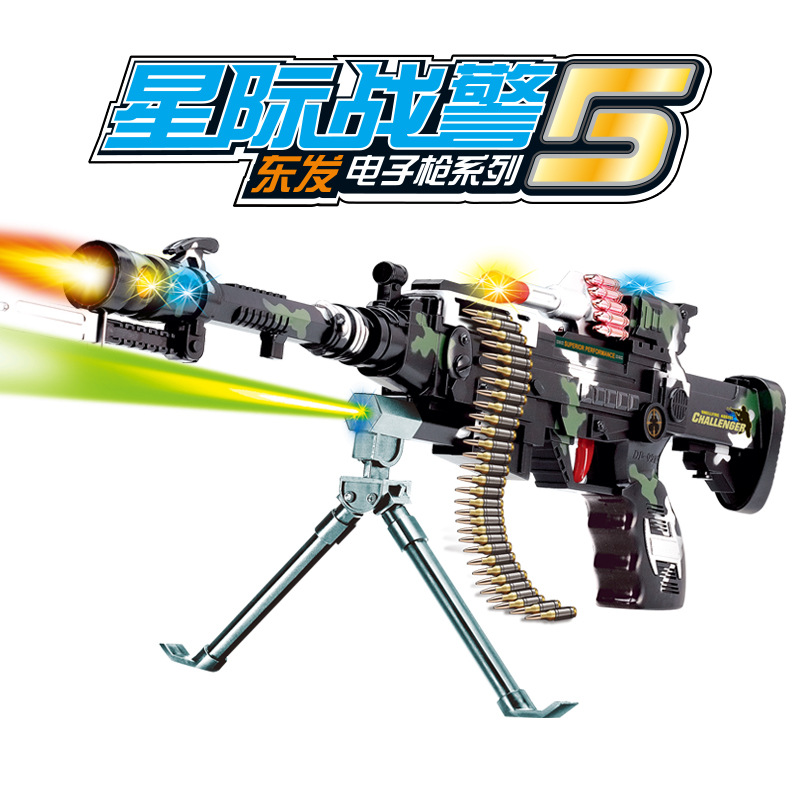东发DF-9218B儿童语音枪男孩军事模型声光枪厂家直销电动玩具枪详情图1