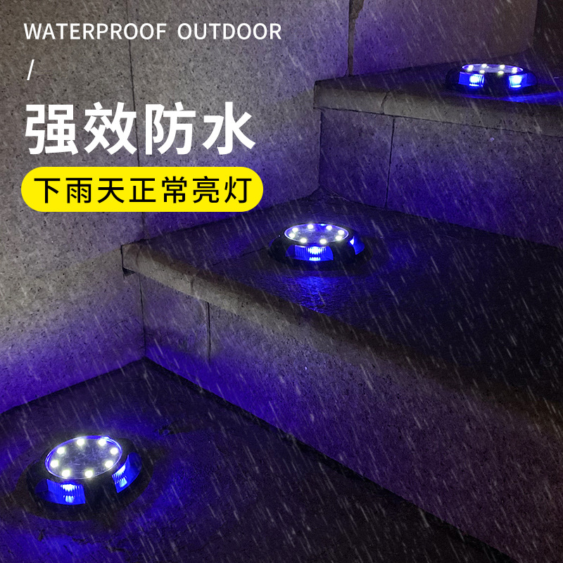 跨境新款太阳/户外插地四面/别墅庭院草坪产品图