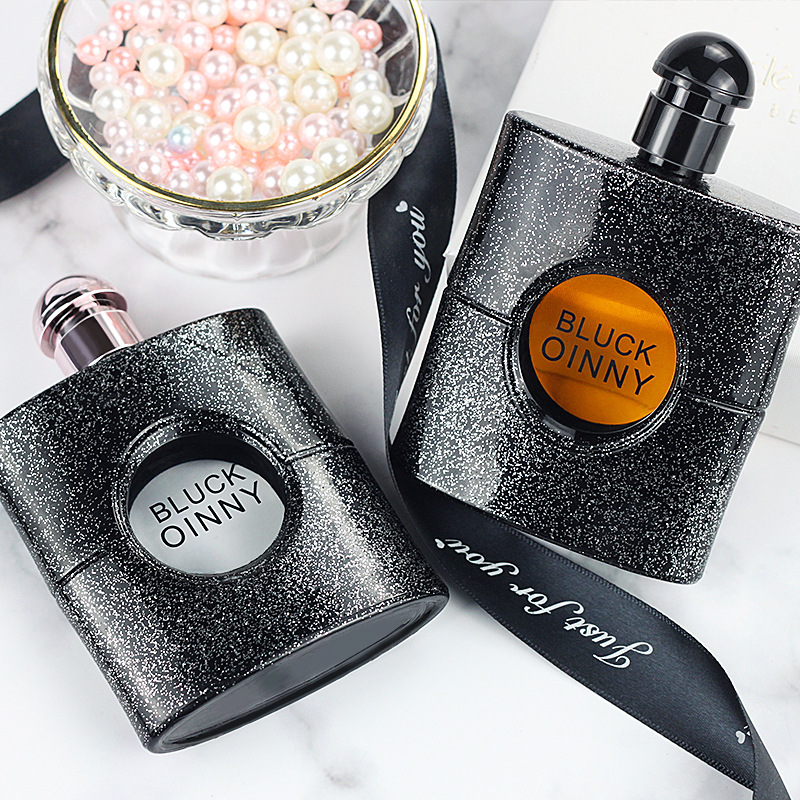 Cross-Border Wholesale Sale Of Women's Black Crow Perfume 90Ml Fresh Light Fragrance Students Vietnam Fragrance Black Coffee Hair Replacement Specification drawing
