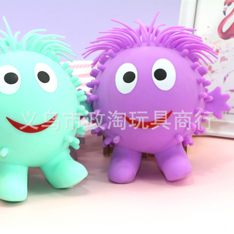 Big Pineapple Flash Toy Soft Material Environmentally Friendly Material To Vent Pinch Ball Fluffy Ball Flash Toy To Vent