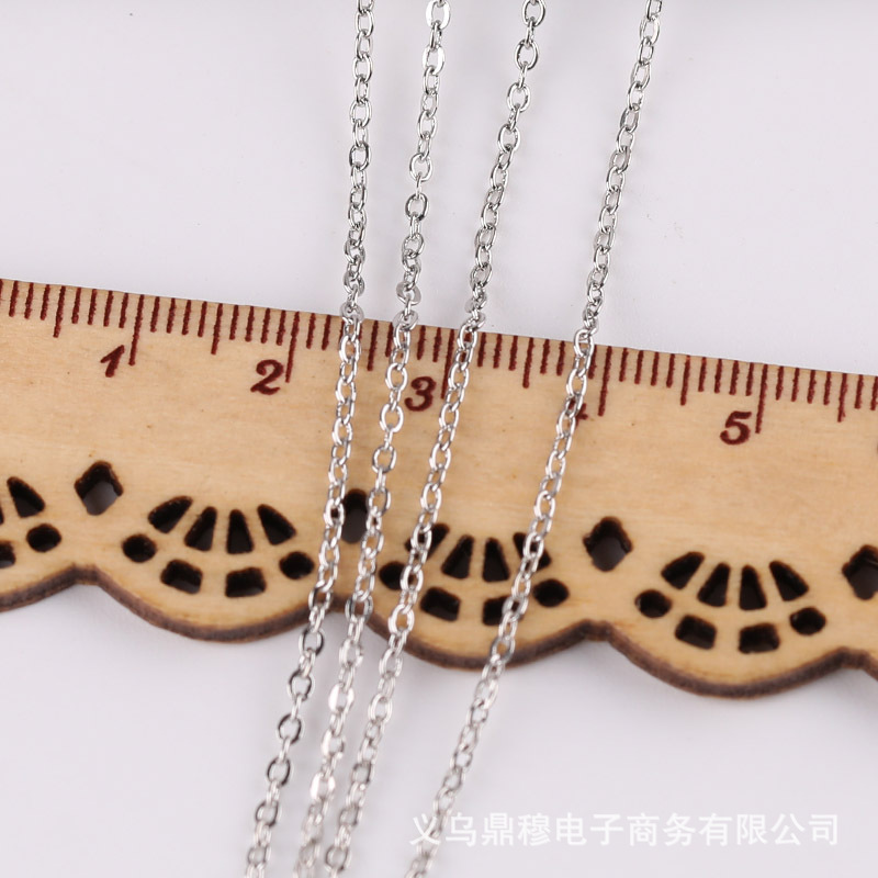 diy jewelry accessory materials: Fine chains, tassels, chains, iron chains, earrings, necklaces, connecting chains Item Picture