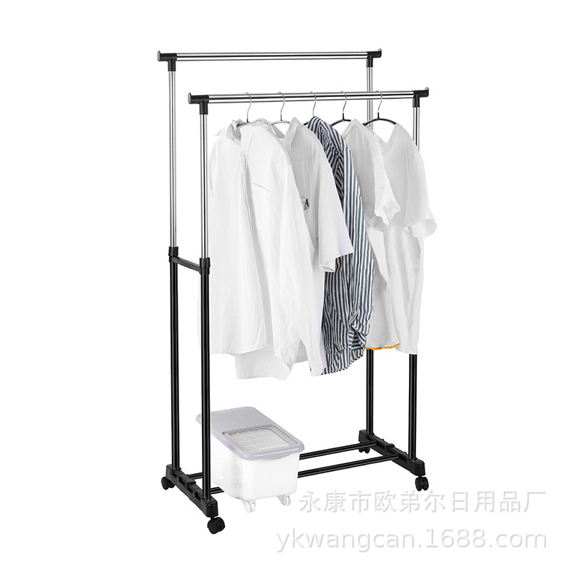 【 Factory Direct 】 Drying Hanger Lift Drying Hanger Floor Stainless Steel Hanger Drying Hanger Folding details Picture