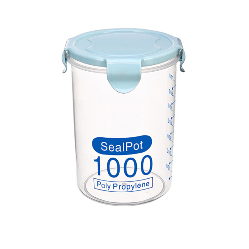 New type of plastic fresh-keeping storage container for the refrigerator, thickened transparent sealed container for storing dried fruits, grains and cereals in the kitchen Application Scenario
