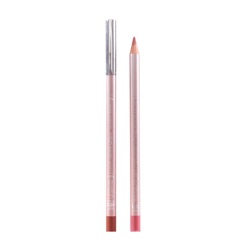 Midnight Cool Black Korean Makeup Wooden Waterproof Lip Liner Pen wholesale for lip modification Nude 3D Stereoscopic Non-smudging wooden pen Item Picture