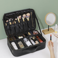 新款化妆箱 化妆师手提箱 收纳盒 大容量化妆盒女 便携旅行化妆包