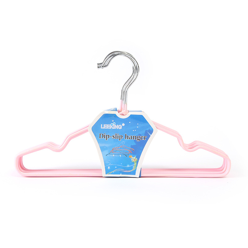 6017 Yiwu Liting Children's Impregnated Anti-Slip Dry and Wet Dual-purpose Household Clothes Hanger Manufacturer Wholesale Item Picture
