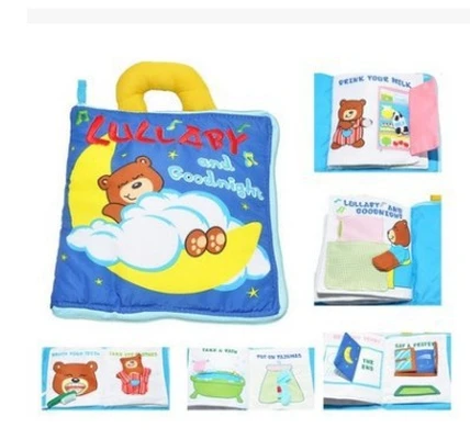 Flower three-dimensional cloth book box early education book holding toy baby toy bath book teaching AIDS thumbnail