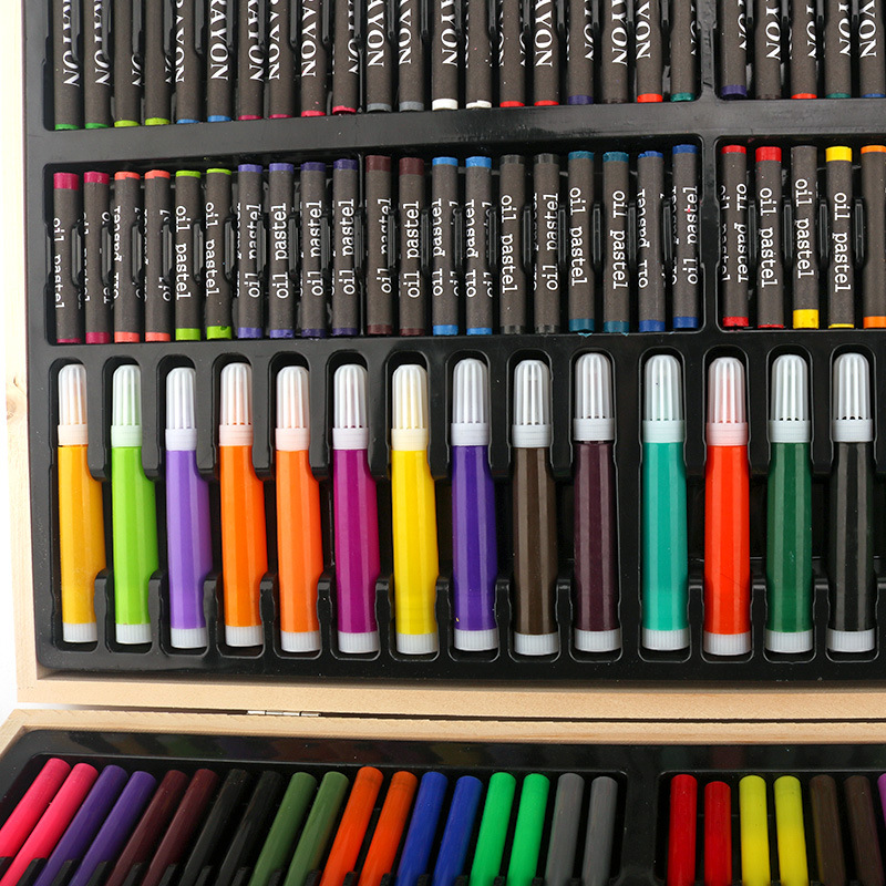 画笔绘画套装 六一儿童节开学季美术蜡笔可水洗学生水彩笔