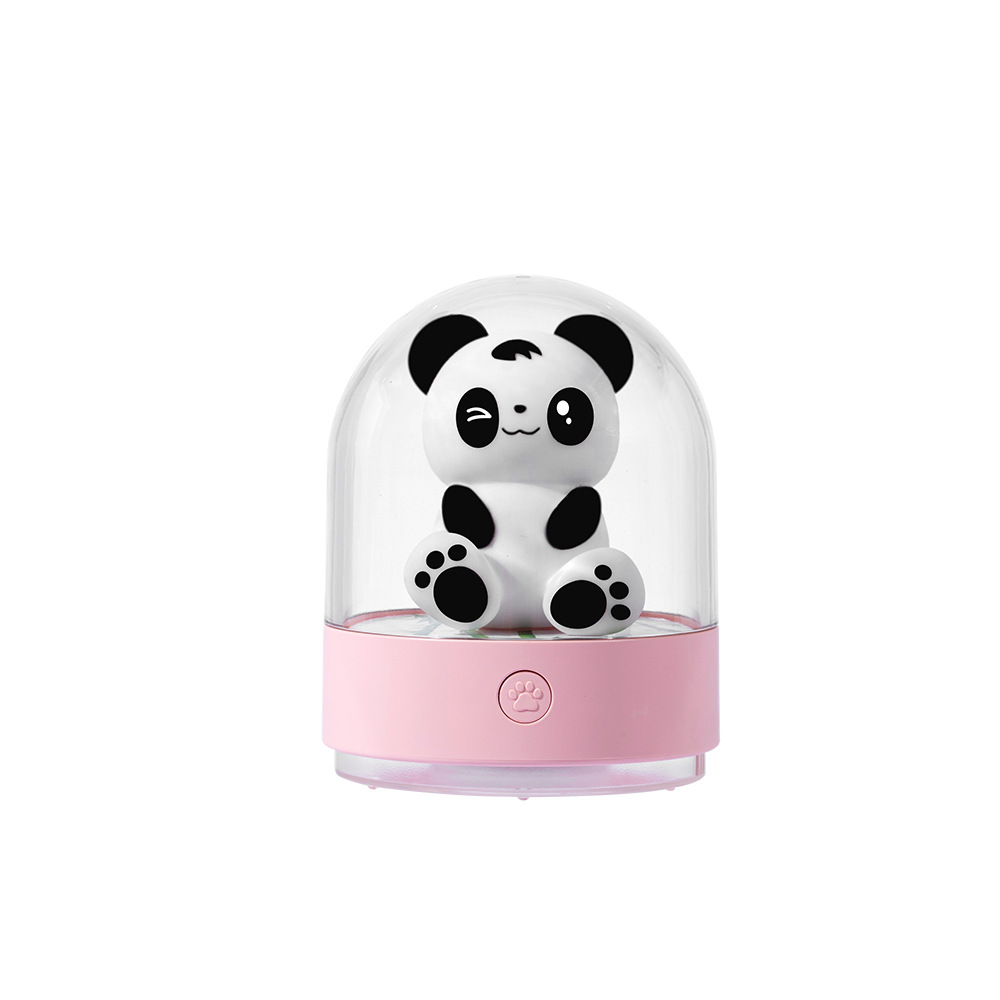 Creative Panda Aromatherapy Night Light Cute Little Animal Aromatherapy Machine Colorful Mini Miniature Aromatherapy Night Light Item Picture