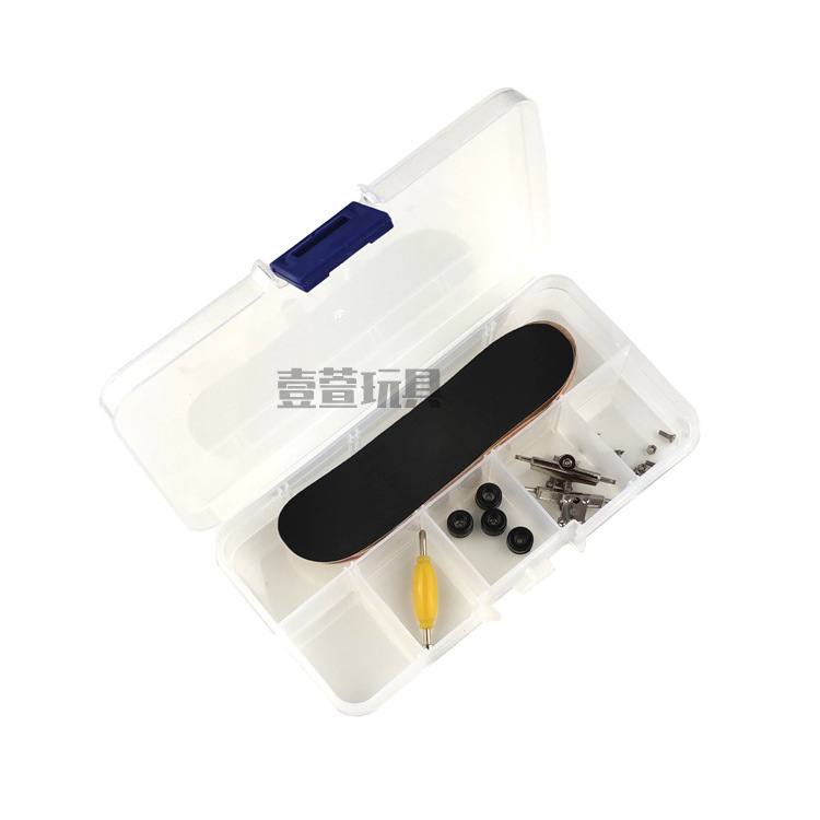 Professional Maple Finger Skateboard Fingertip Wooden Finger Skateboard Creative Novelty Mini Toy Source Manufacturers Wholesale Specification drawing
