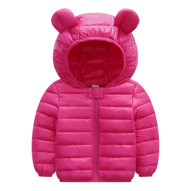 Children's lightweight down cotton-padded clothes 2022 new foreign trade boys' and girls' cotton-padded clothes, small children's and baby cotton-padded jackets, winter coats Specification image