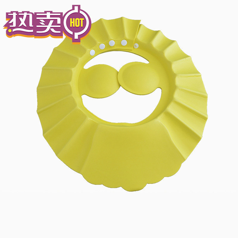 Source Factory Children's shower cap Infant shampoo cap Baby shampoo cap Waterproof cap Bath cap Adjustable EVA cap Item Picture