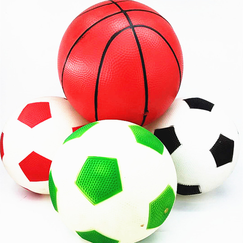 Factory direct sales of eco-friendly inflatable basketball and football toy balls wholesale 10-yuan store