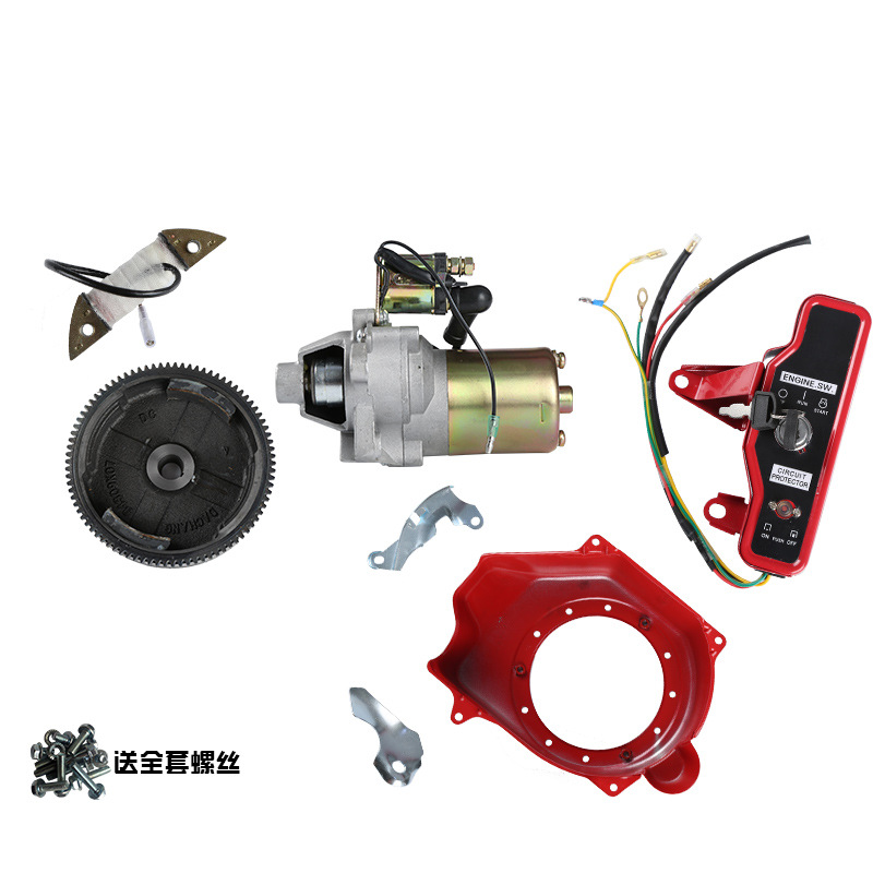 Gasoline Generator 168F177f188f Gx160 Gx390 2Kw 6.5Kw Manual Power Change Starting Kit Application Scenario