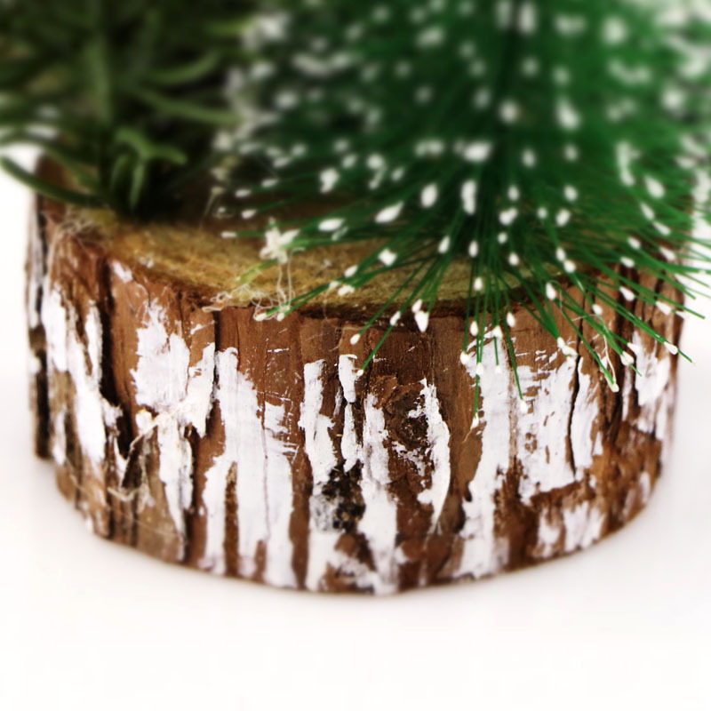 New mini decorative pinecone Christmas tree ornament for Christmas, creative small simulation Christmas tree table Christmas tree Specification image