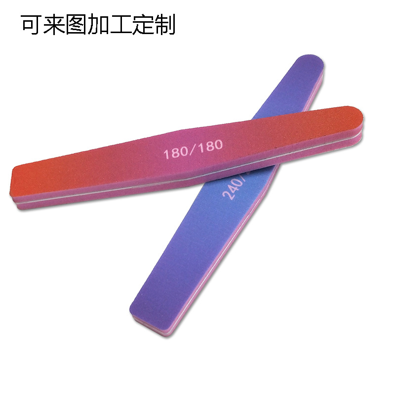 Качественная маникюрная губка с двусторонним шлифовкой ногтей Specification image