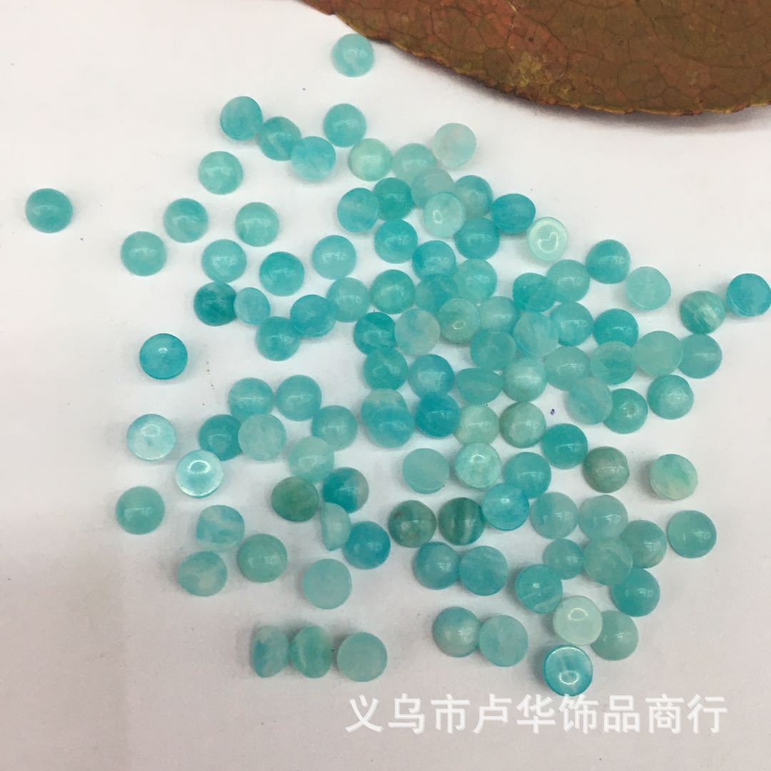 Cross-border factory direct sales of natural stone, Tianhe stone, gemstone ring faces, European and American fashionable bare stone gemstone handicrafts wholesale details Picture