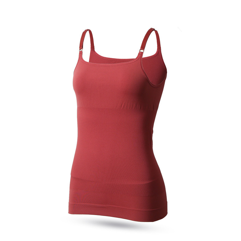 Cross-Border Source Of Amazon Long-Term Supply Of Four Seasons Body Sculpting Waistcoat Belly Tuck Top Female Seamless Sling Body Sculpting Specification drawing