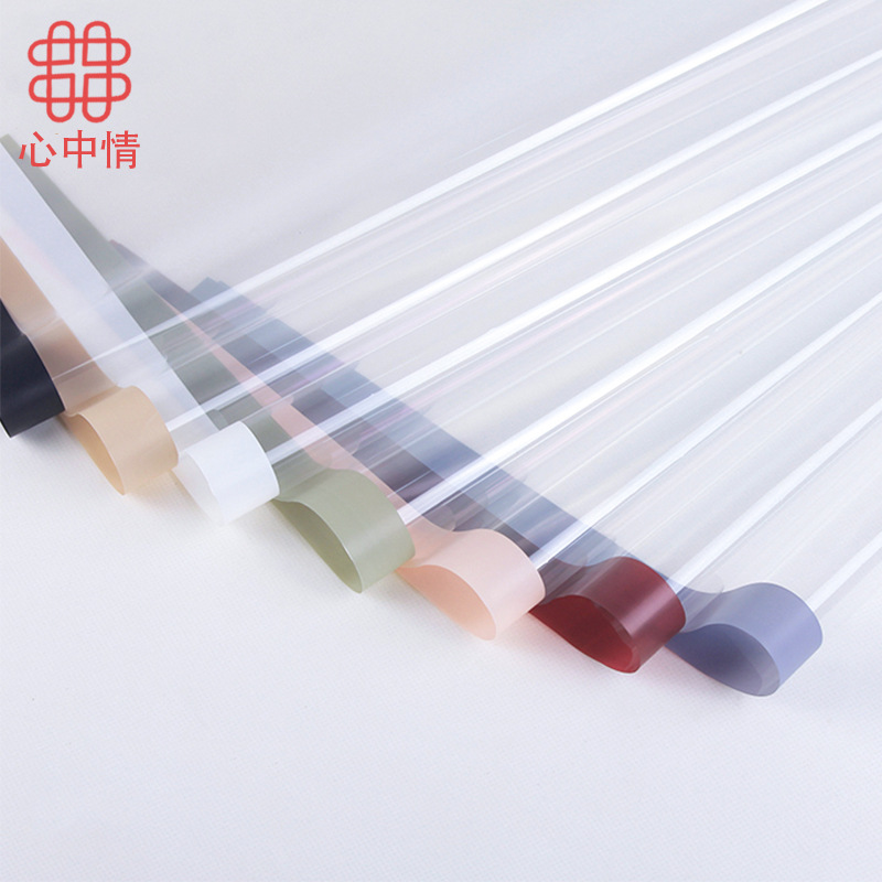 Korean-style flowers bouquet material transparent OPP waterproof cellophane dust-proof wrapping paper [Horizon]
